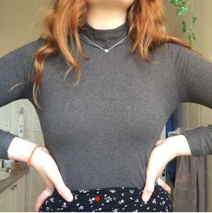 Maggie Jayne Charcoal Bodysuit L